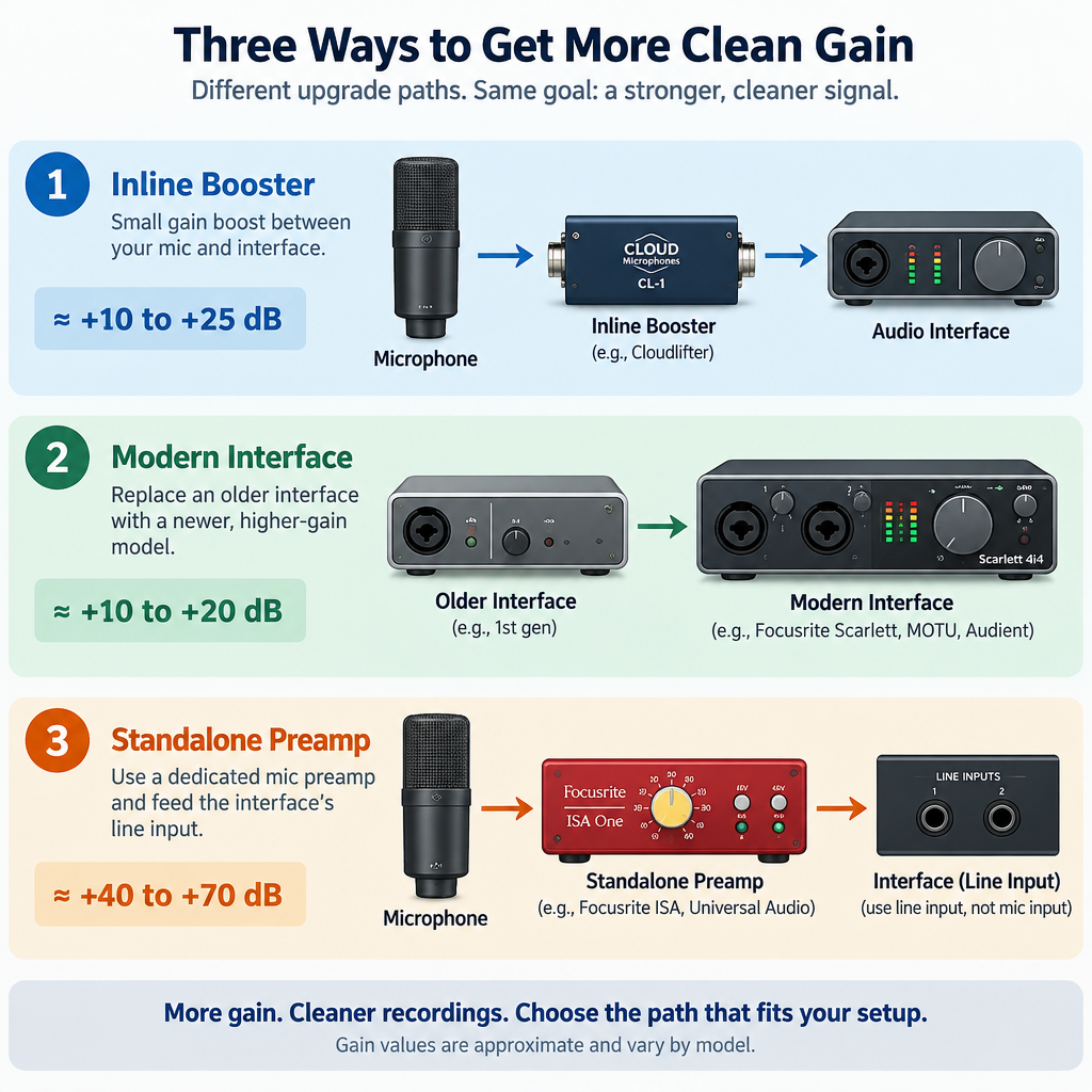Three Gain Solutions Diagram